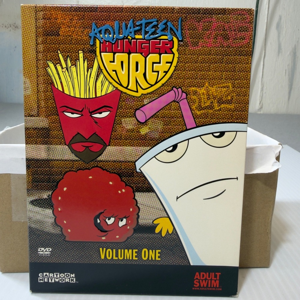 Aqua Teen Hunger‎ Force Volume 1 DVD Adult Swim Cartoon Network 2-Disc Set 2003